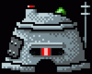 Cut out the X-marked pixels for eye holes